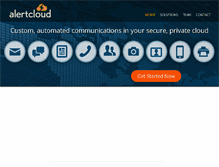 Tablet Screenshot of alertcloud.com